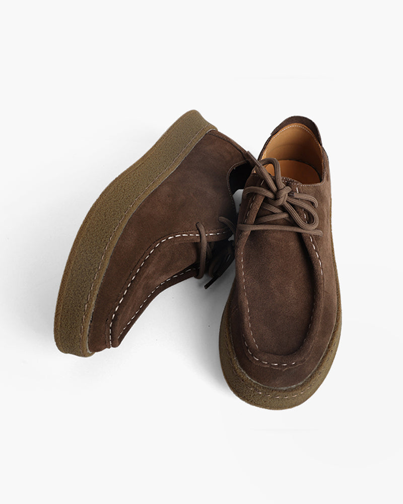 Scarpe in pelle scamosciata premium