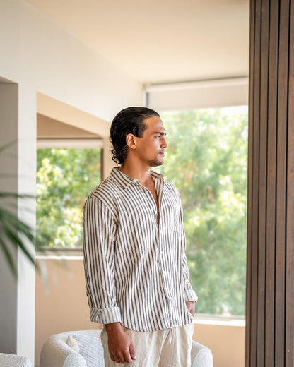 Camicia a righe da signori